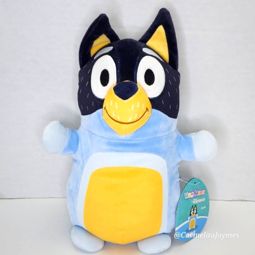 BANDIT 🐶 Bluey's Dad Dog HugMee Bluey X Original Squishmallows  ☆ NWT ☆